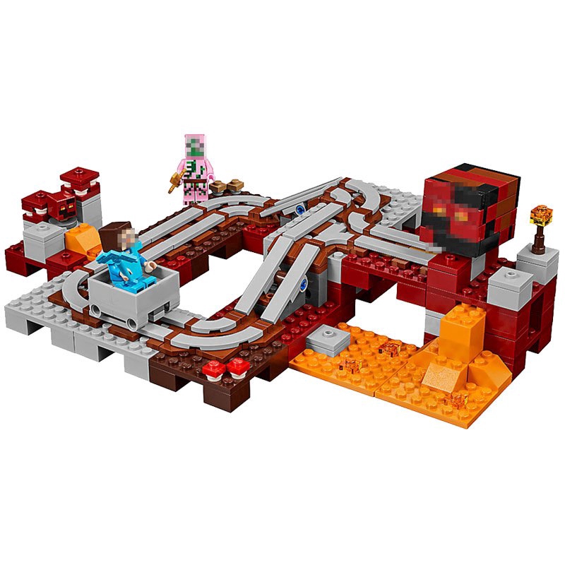 lego nether railway