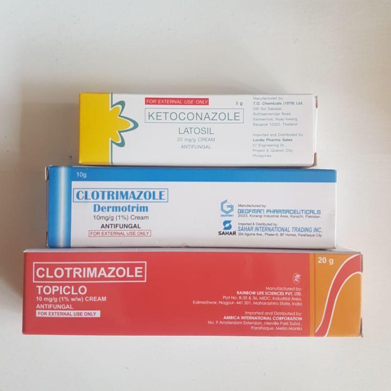AntiFungal Creams Clotrimazole/Ketoconazole/Miconazole 5g/10g/20g