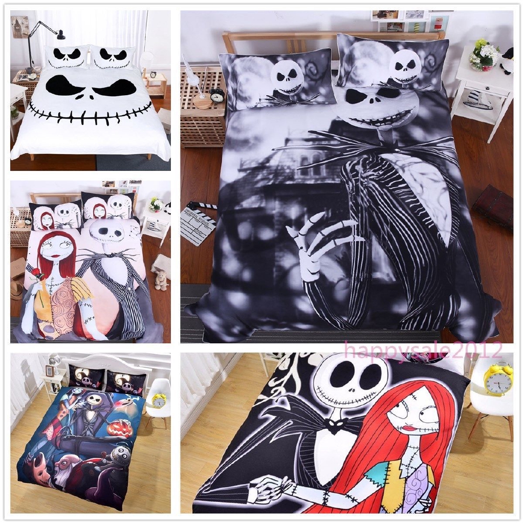 Ready Stock New Nightmare Before Christmas Jack Duvet Cover Sets