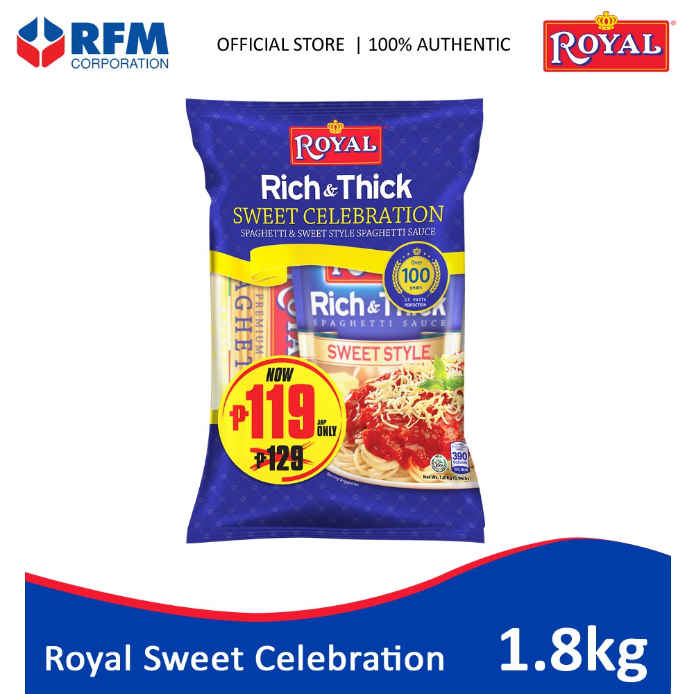 Royal Sweet Celebration Royal Spaghetti Pasta 800g + Royal Sweet