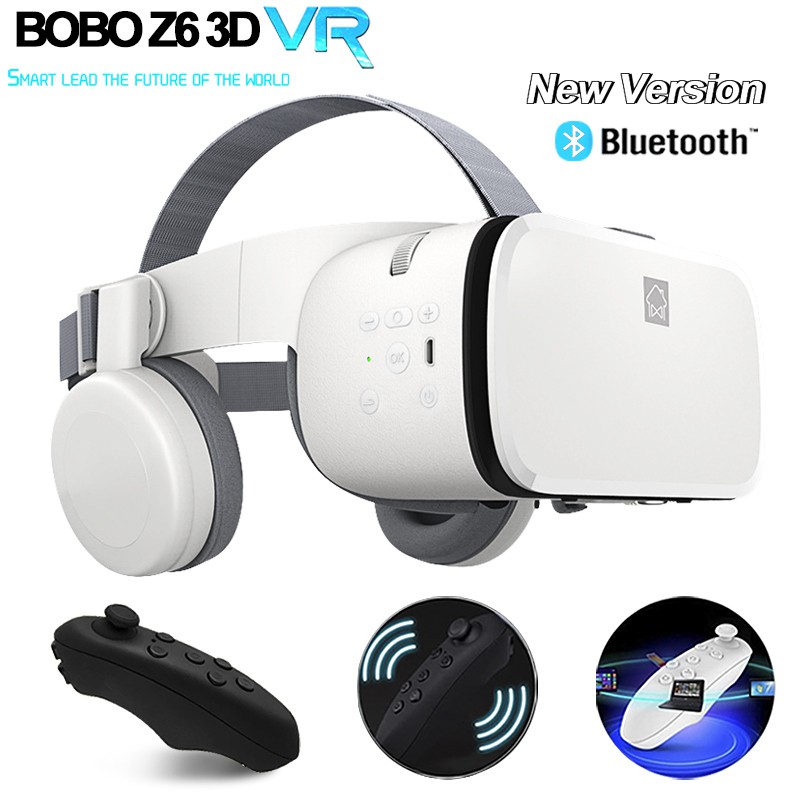2019 Newest Bobo Z6 VR glasses Wireless Bluetooth headset Android IOS