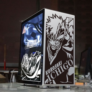 Bleach Anime Stickers for PC Case,Japanese Cartoon Decor Decals for ATX Computer Chassis Skin,Waterproof Easy Removable #3
