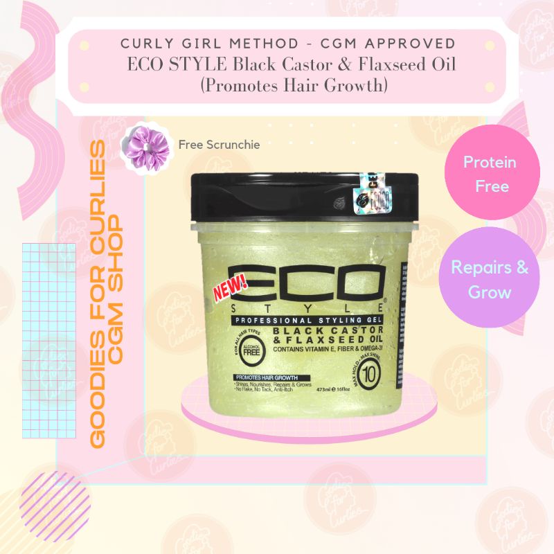 Eco Style Gel Black Castor Flaxseed Oil Eco02 Styler Shopee Philippines