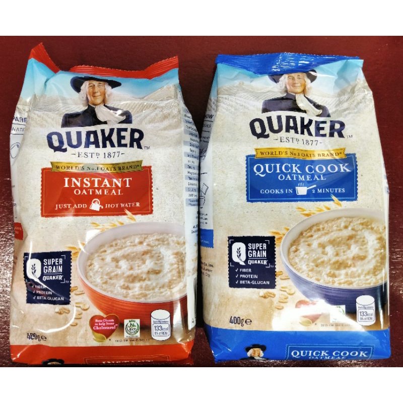 QUAKER OATMEAL 400G & 200G Shopee Philippines