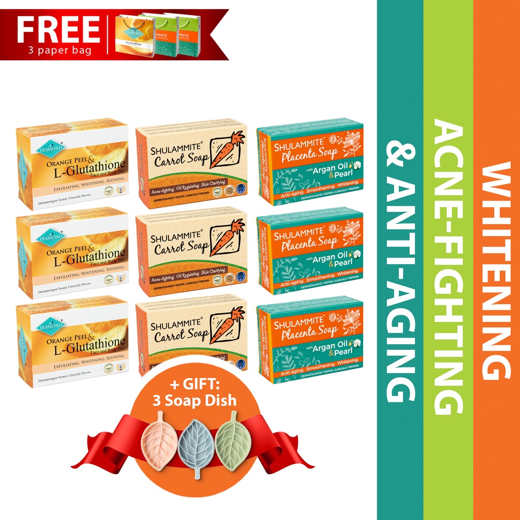 Diamond Orange Peel And L Glutathione Shulammite Carrot Soap And