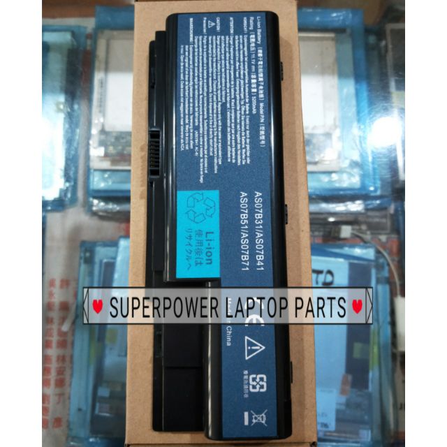 Vhbw Batteria 4400mAh (10.8V / 47.52Wh) Compatibile Con Acer EMachines E520, E720, G520, G720 - Sostituisce AS07B32, AS07B42, AS07B72, Li-Ion, Ricambio Laptop