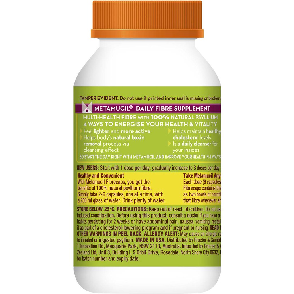 Can You Take Metamucil Daily While Pregnant Metamucil Daily Fibre Supplement Fibre Caps 300 Capsules Australia Vitamins Shopee Philippines