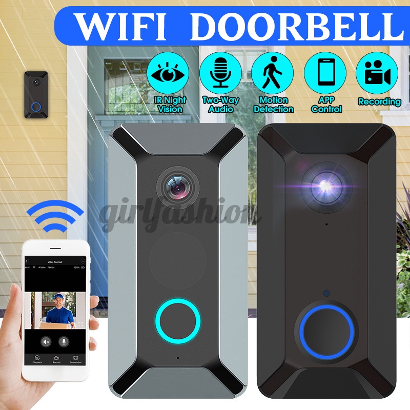 Smart WiFi Wireless Doorbell IR Night 