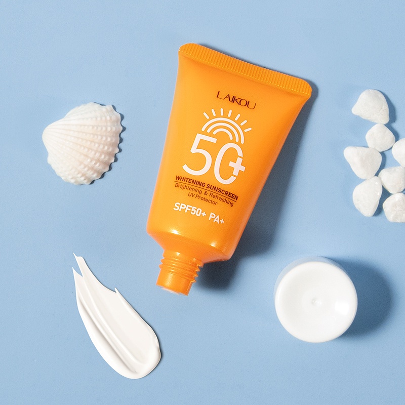 Laikou Whitening Sunscreen Face Body Sunblock Uv Protection Spf50 Waterproof Sunblock Cream 30g 6830