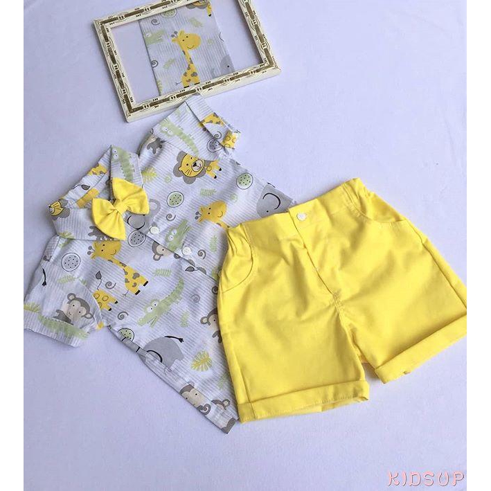 B-BKinder Baby Boy Sommer Anzug Hochzeit Bowtie Gentleman