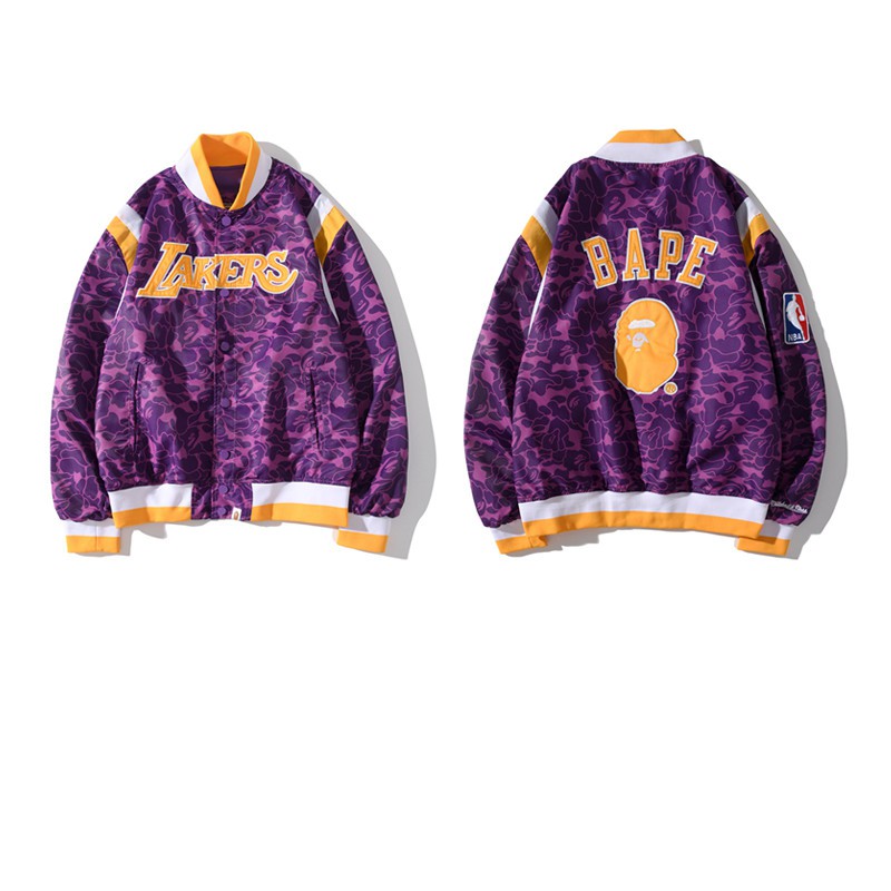 lakers bape jacket