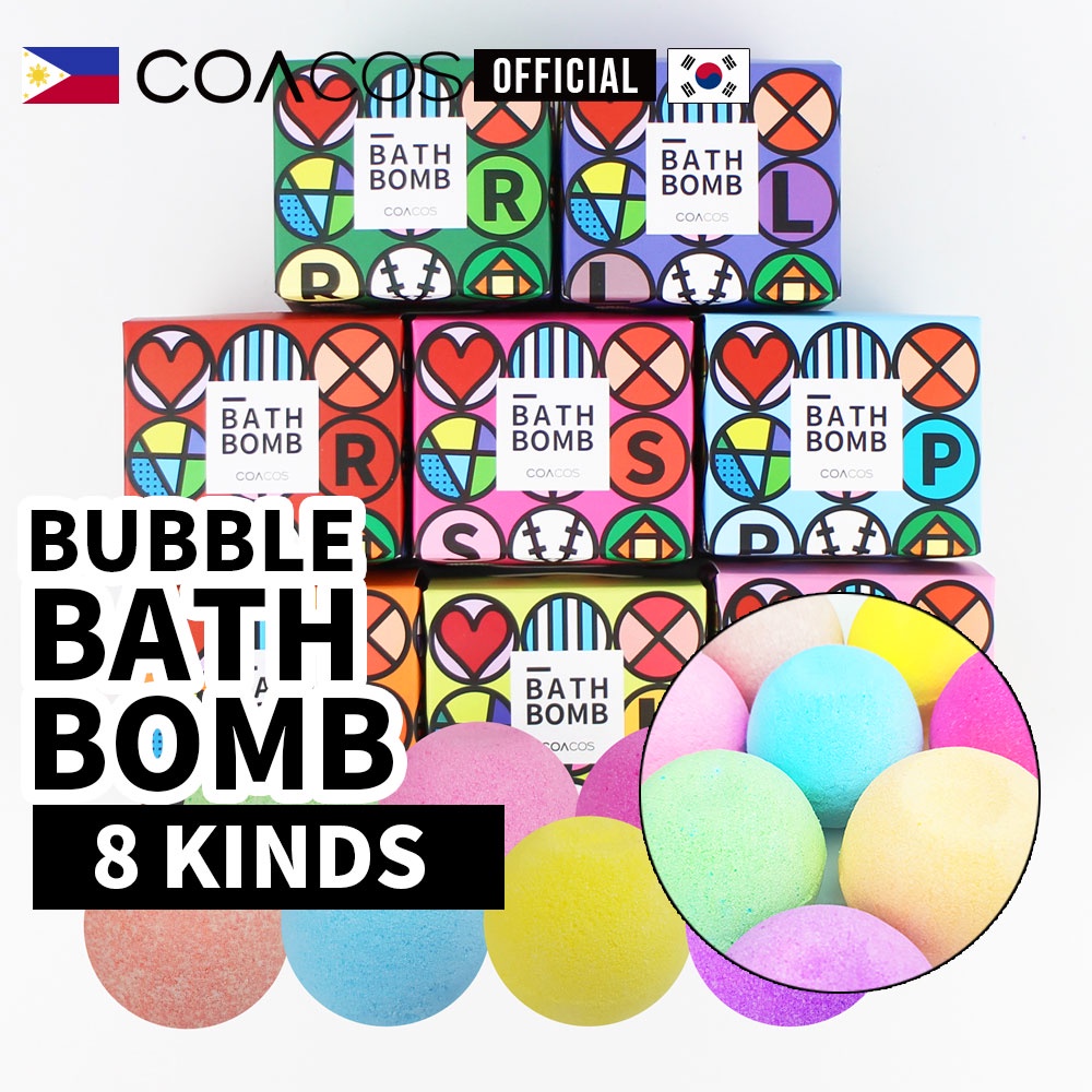 COACOS, Bubble Bath Bomb 8 kinds, 140g / Bubble Bath Shopee Philippines