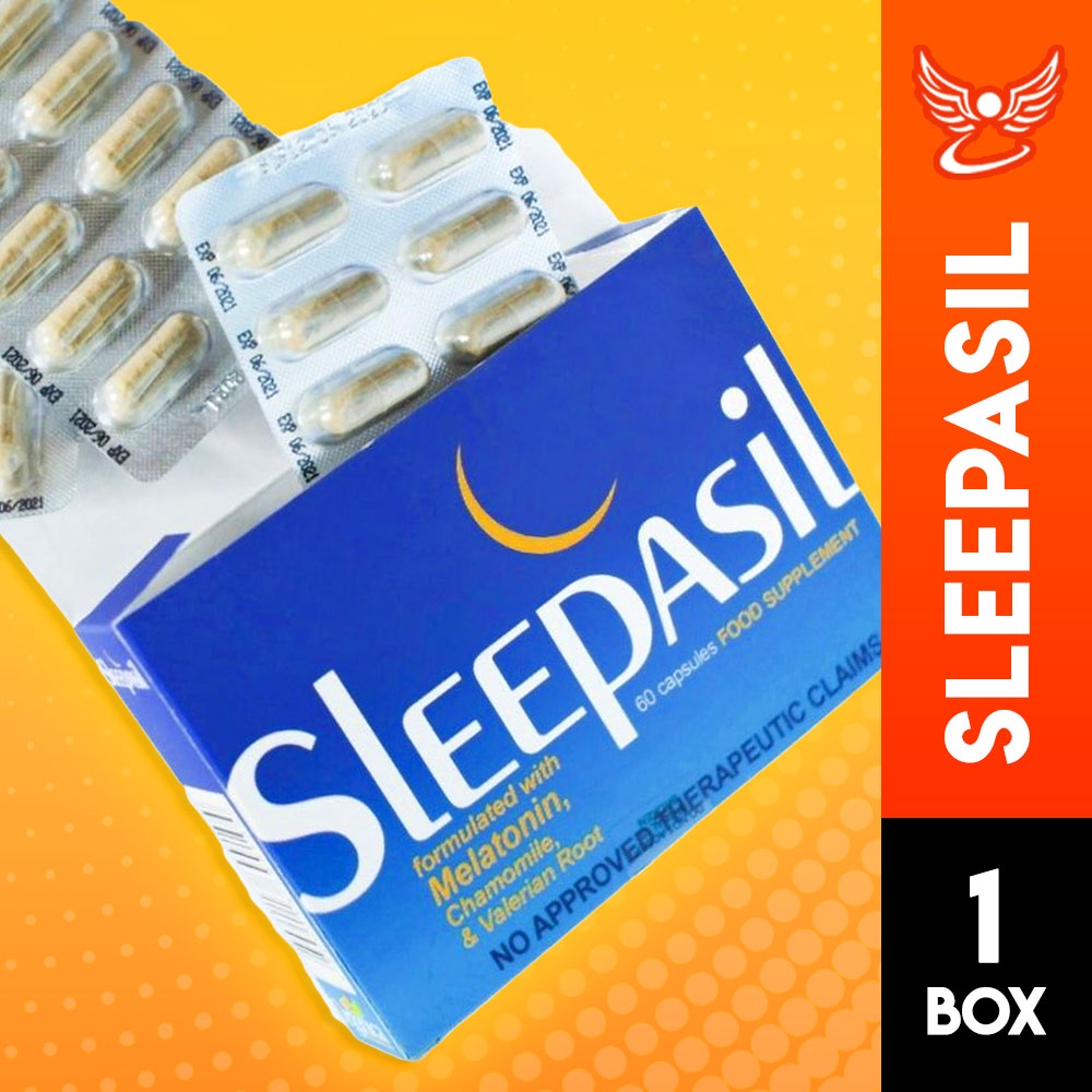 Sleepasil Melatonin Sleep Aid Supplement (60 Capsules) Shopee Philippines