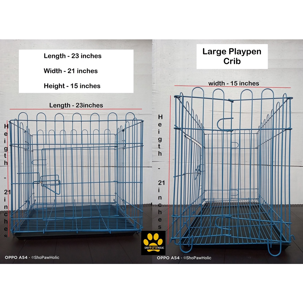 PLAYPEN CRIB TYPE w/Poop tray | Shopee Philippines