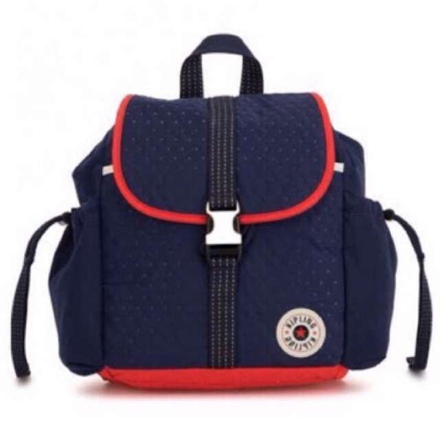 navy blue kipling backpack