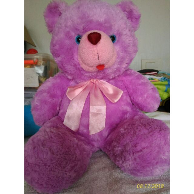 pink and purple teddy bear