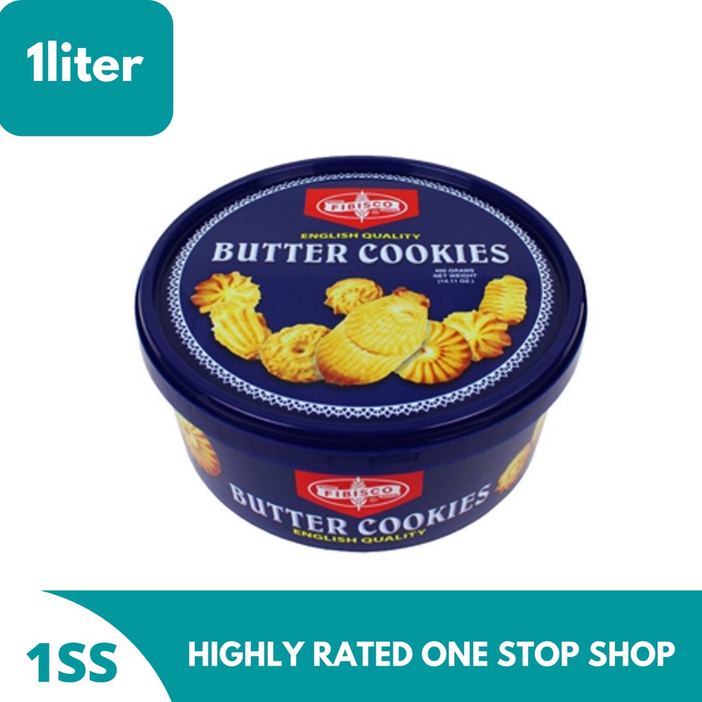 Fibisco Butter Cookies 400g | Shopee Philippines