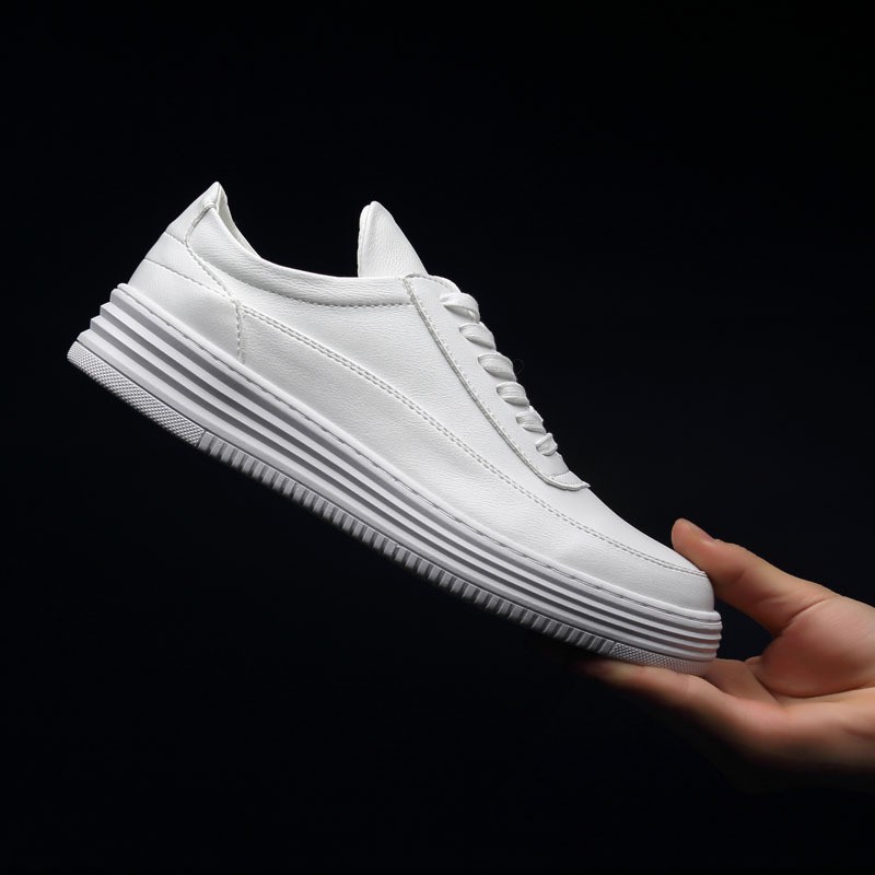 plain white casual shoes