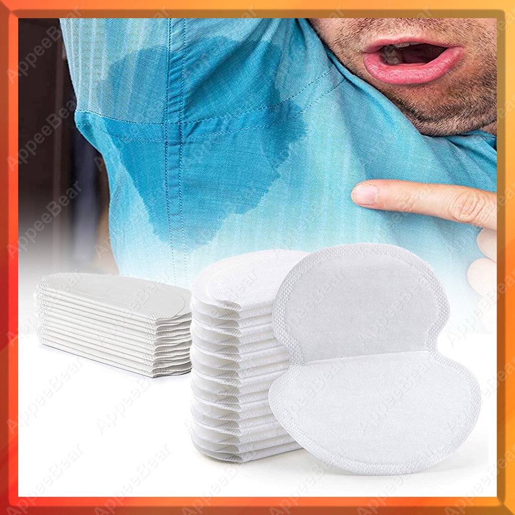20Pcs(10Pairs) Underarm Sweat Pads, Armpit Sweat Stickers Anti-Perspiration Deodorant Shield Pads