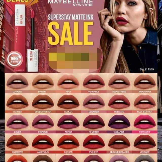 Maybelline Superstay Shades is rated the best in 02/2024 BeeCost