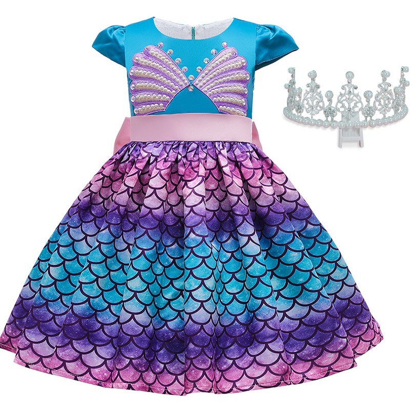 21 Mermaid Dress For Kids Birthday