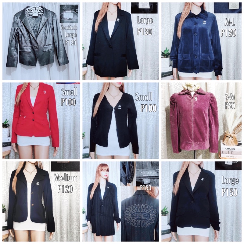 blazers-coat-suit-ukay-preloved-blazer-coats-suits-shopee-philippines