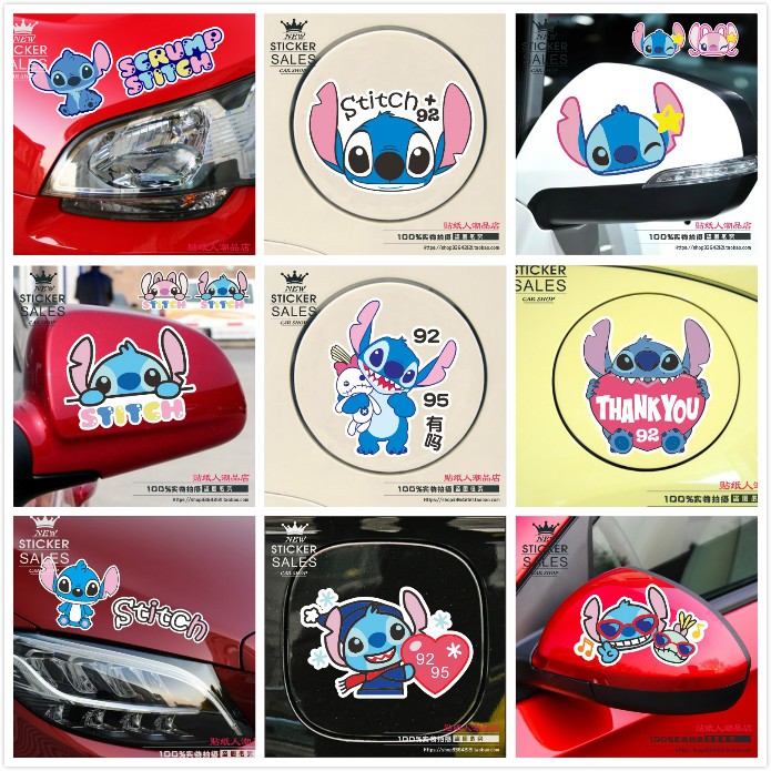 cartoon car decals