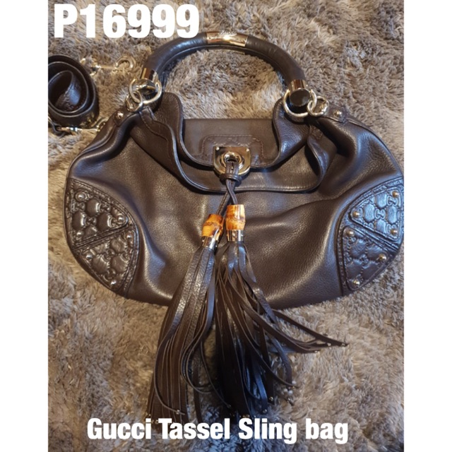 gucci tassel bag
