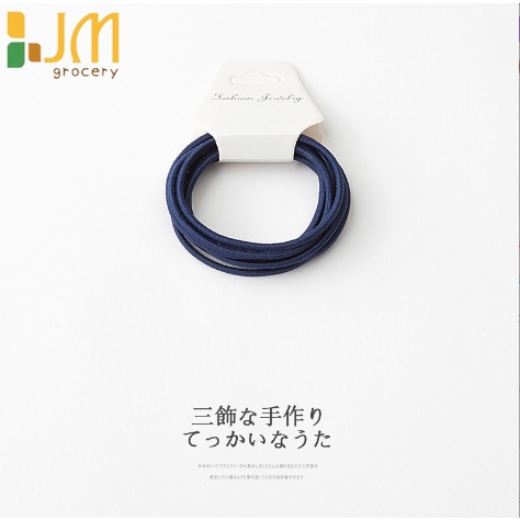 JM# 10pcs Simple temperament wild color hair ring Korean personality daily tie hair accessories