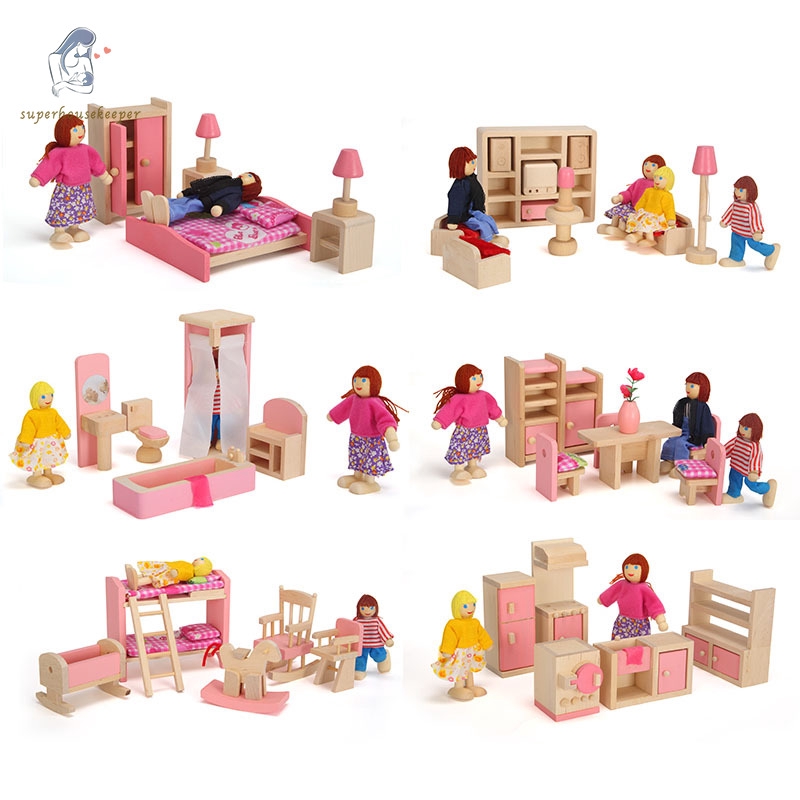 pretend and play family sets