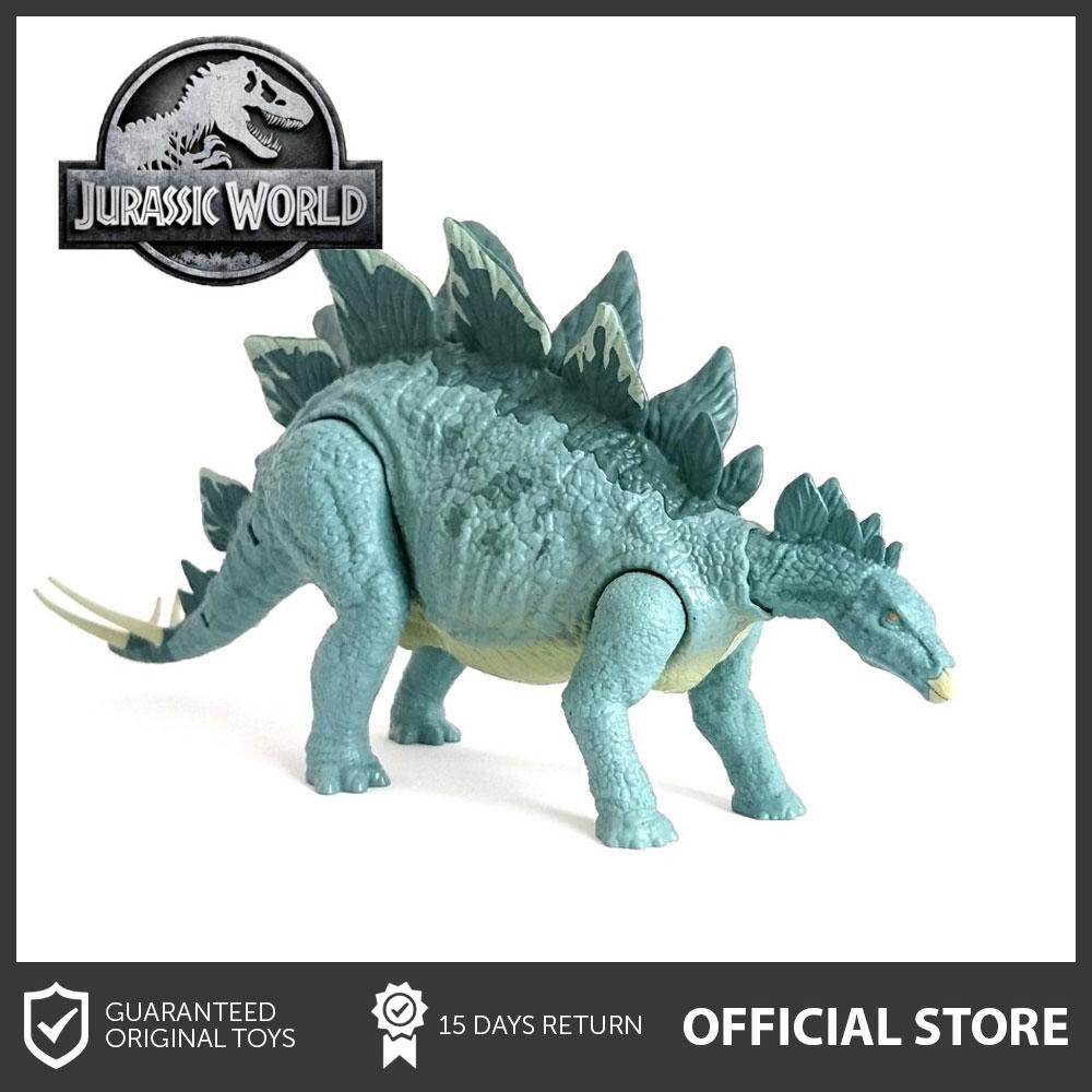 jurassic world action attack stegosaurus