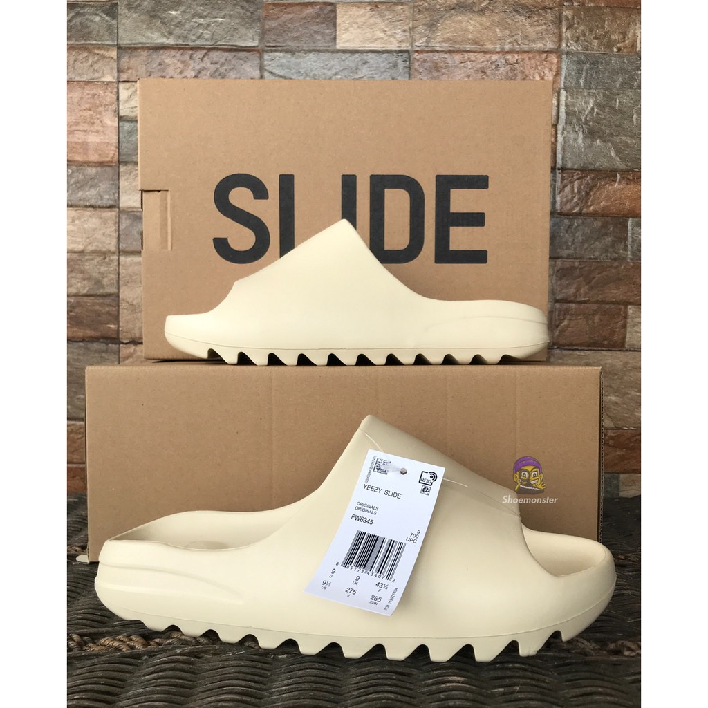 Original Yeezy Slide Bone and Resin W/ Pulloutbox Original Shoe Box
