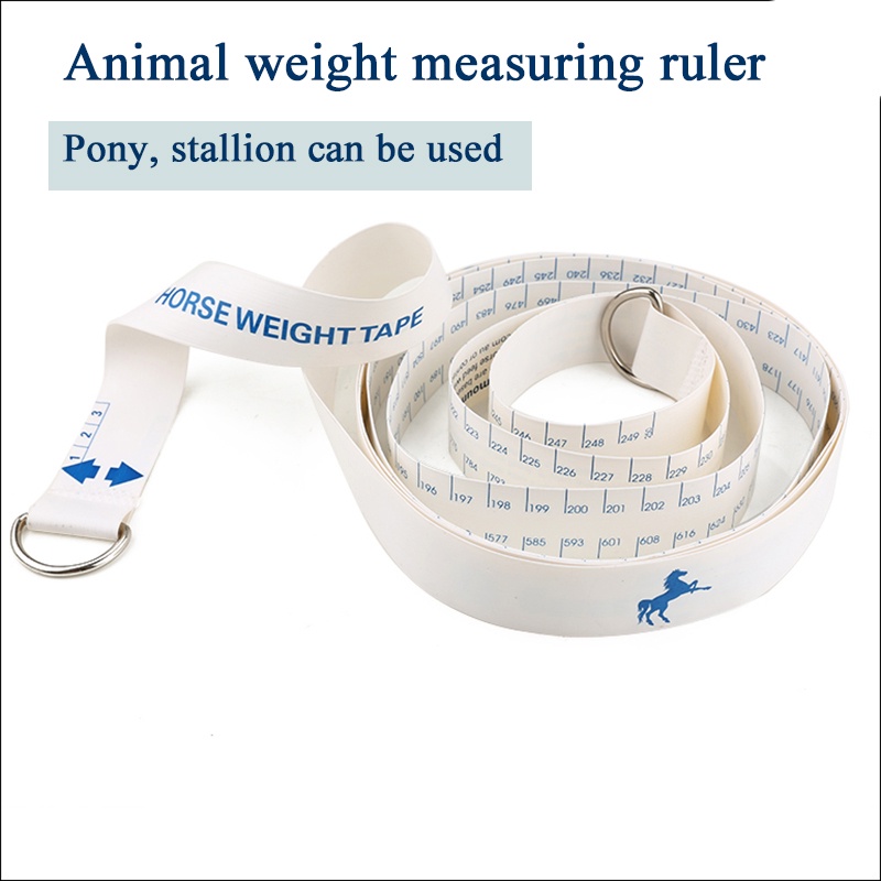 Pig weighting calculator heart girth measuring tape belt determine