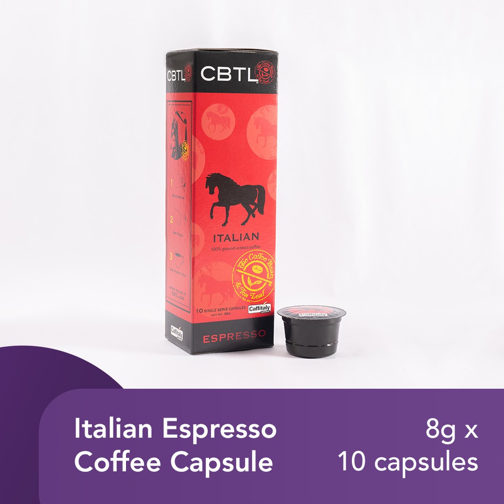 The Coffee Bean Italian Espresso Capsules Shopee Philippines