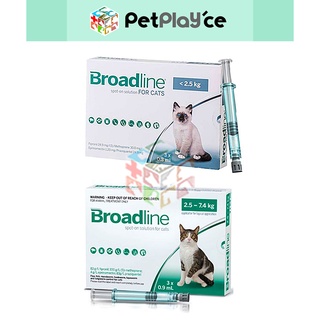 Broadline Spot On Solution for Cats 2.5 kg or 2.5 to 7.5 kg Anti Tick & Flea
