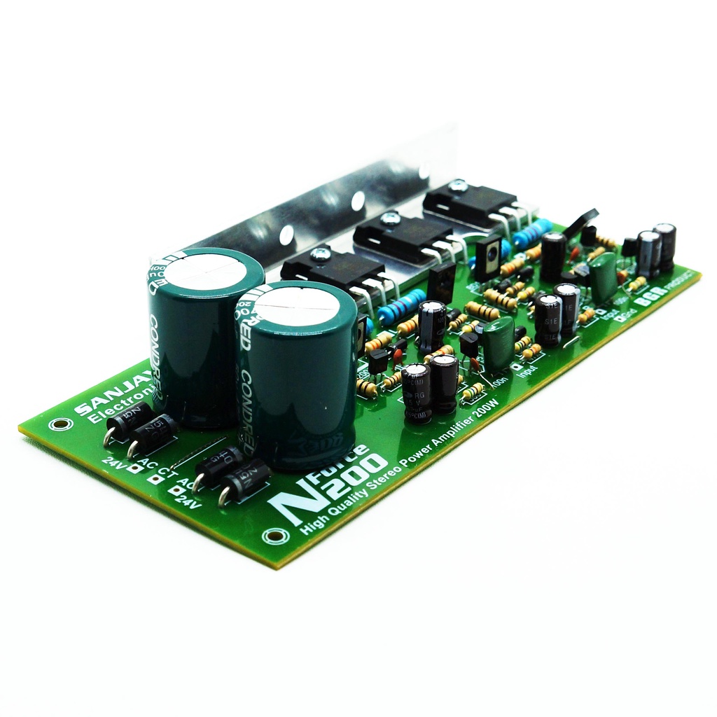 1pc Green Power Amplifier Kit Pcb Stereo Size 173x88x43mm Spare Parts for Audio Shopee Philippines
