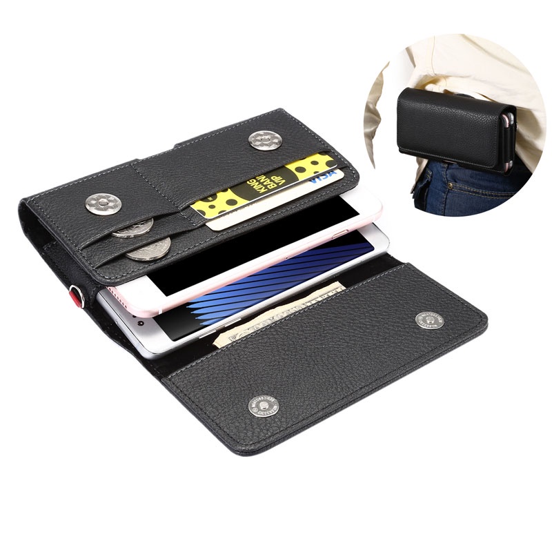 New Dual Pouch Universal Wear Belt Mobile Phone Bag for iPhone 12 pro ...