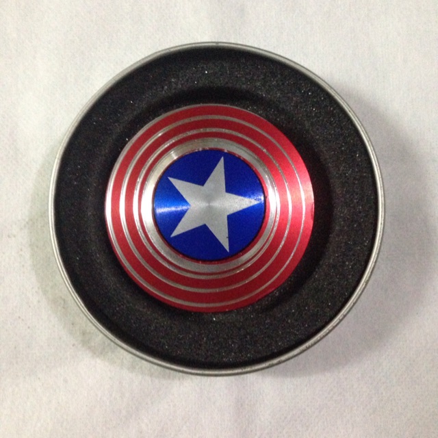 captain america shield fidget spinner