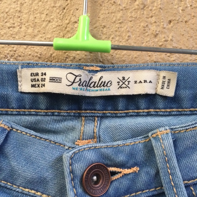 zara premium wash jeans