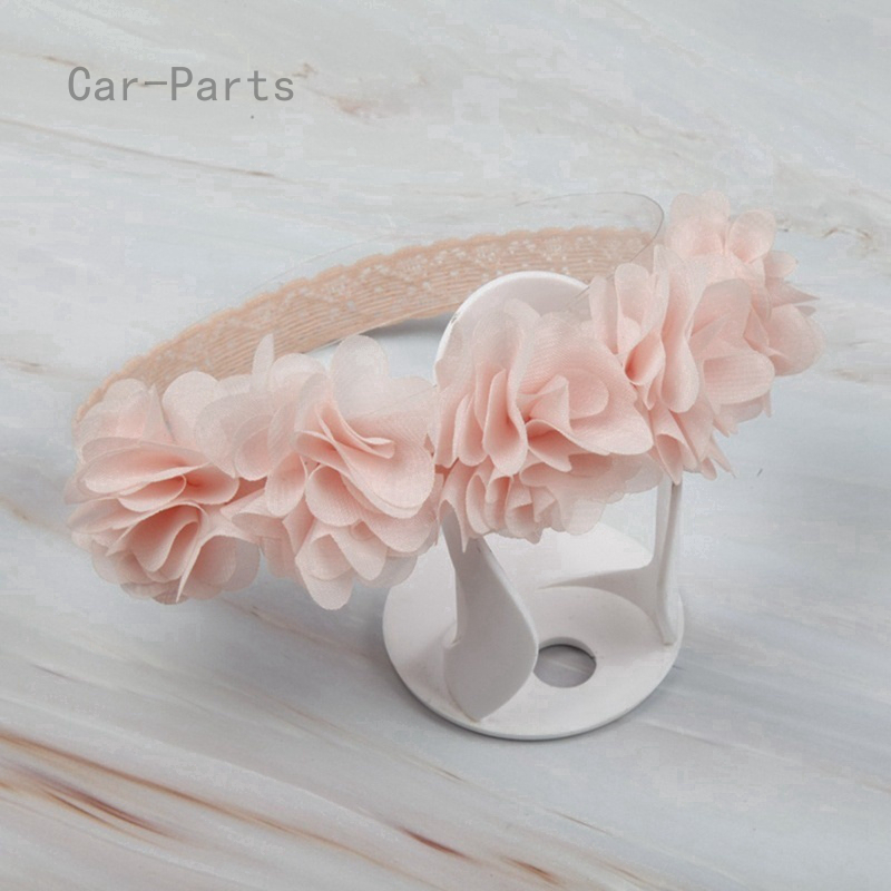 chiffon flower headband