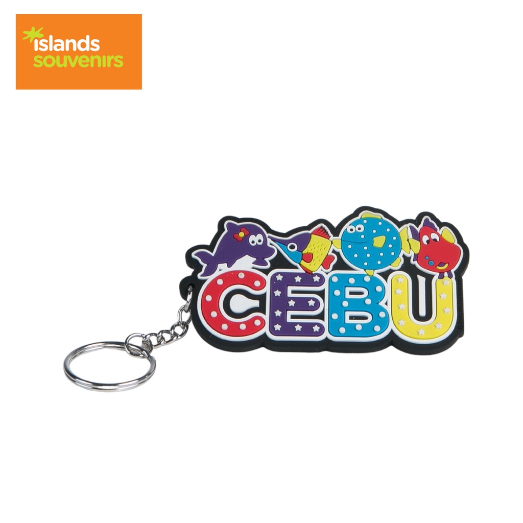 Islands Souvenirs Cebu Sea Pose Rubber Keychain Shopee Philippines