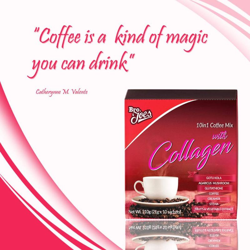 Bro Joe's 10in1 Coffee Mix with Collagen with FREEBIES Shopee Philippines