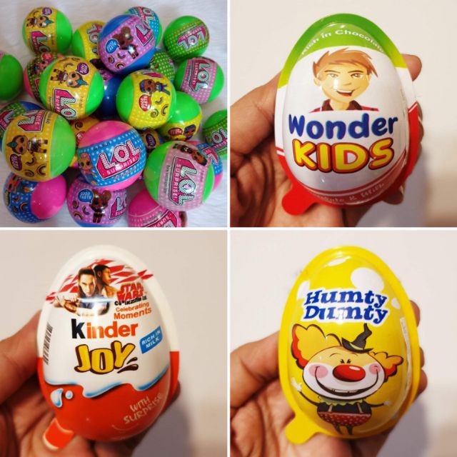 lol kinder surprise eggs