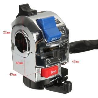 Motorcycle Part Integrated Universal Engine Start Control Switch