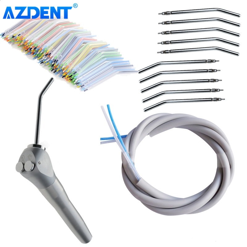AZDENT Dental 3 Way Syringe Air Water tube Silicone Tubing 1.8m and