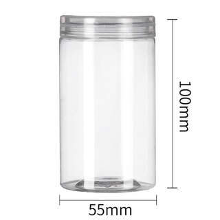20 Pcs 230ML Transparent Plastic Bottles Honey Dried Candy Container #4