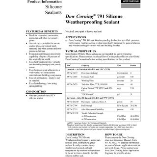 Dow Corning 791 Silicone Weatherproofing Sealant Dowsil Silicone Sealant #3