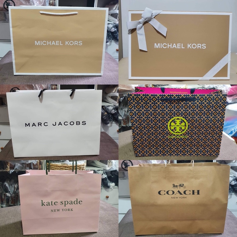 Original Paper bags from USA (Kate Spade, Marc Jacobs, Tory Burch, Coach,  Guess) | Shopee Philippines