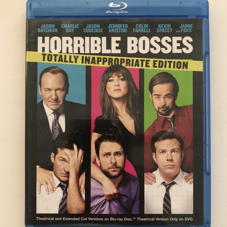 Horrible Bosses Blu-ray Movie (Theatrical and Extended Cut Versions ...