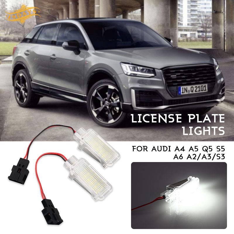 audi a4 b8 license plate light